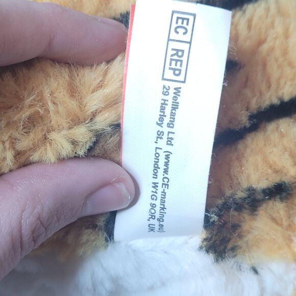 Gitzy Tiger Cub Plush Soft Stuffed Animal 14" Inches Orange Black White Jungle - Picture 12 of 12